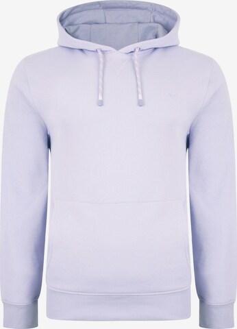 Sweat-shirt 'Clementine' Threadbare en violet : devant