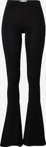 PATRIZIA PEPE Flared Pants in Black: front