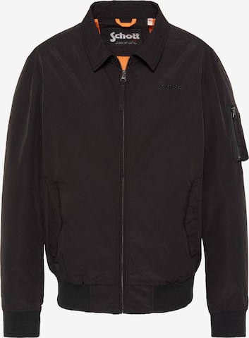 Veste mi-saison Schott NYC en noir : devant