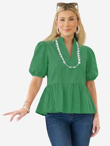 Imily Bela Blúzka - Zelená: predná strana