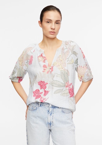 COMMA Bluse in Blau: Vorderseite