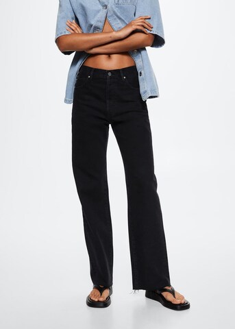 MANGO Wide Leg Jeans 'Nora' in Schwarz: predná strana