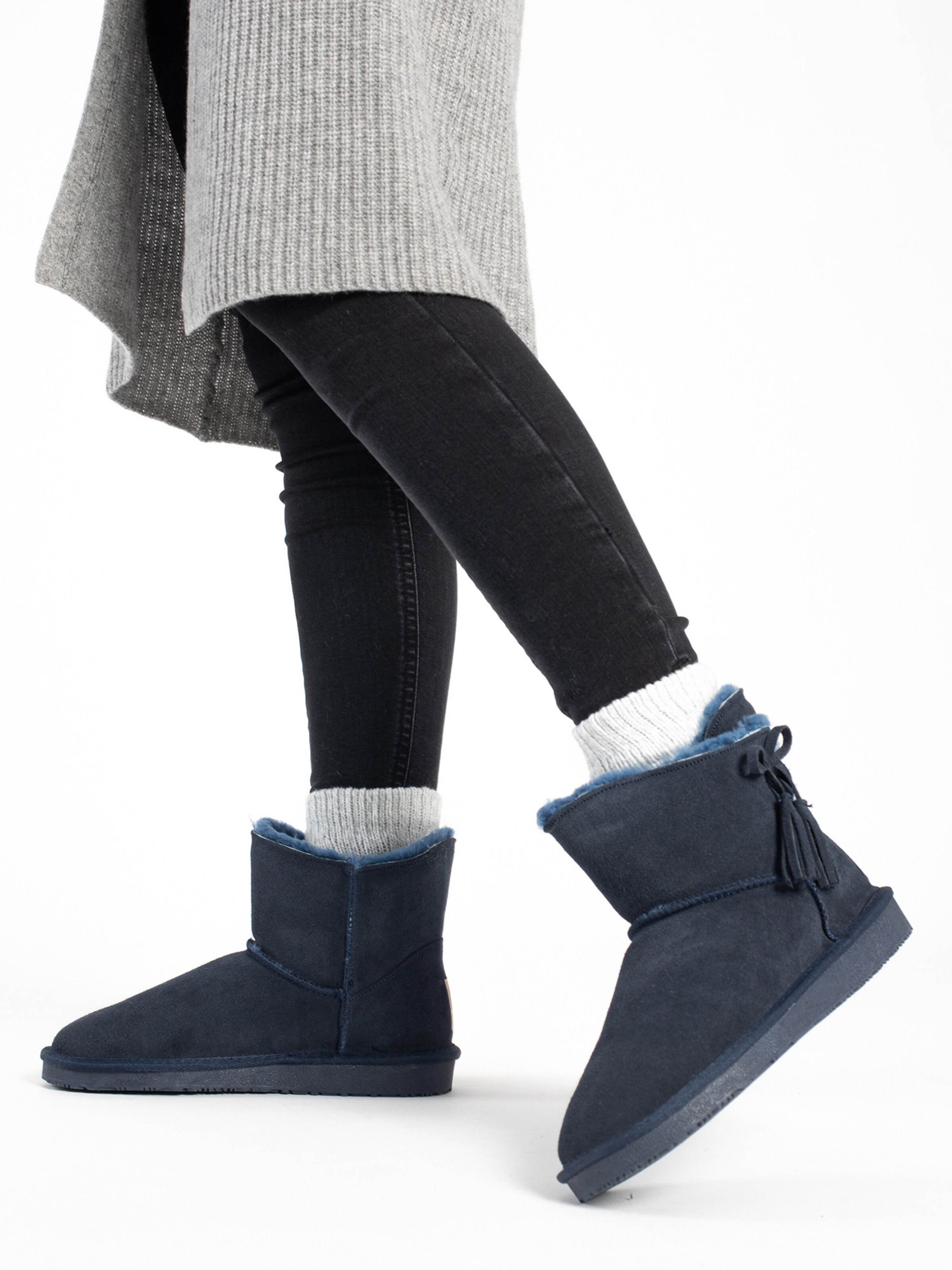 Bocanci de zăpadă 'Belinda' de la Gooce pe albastru