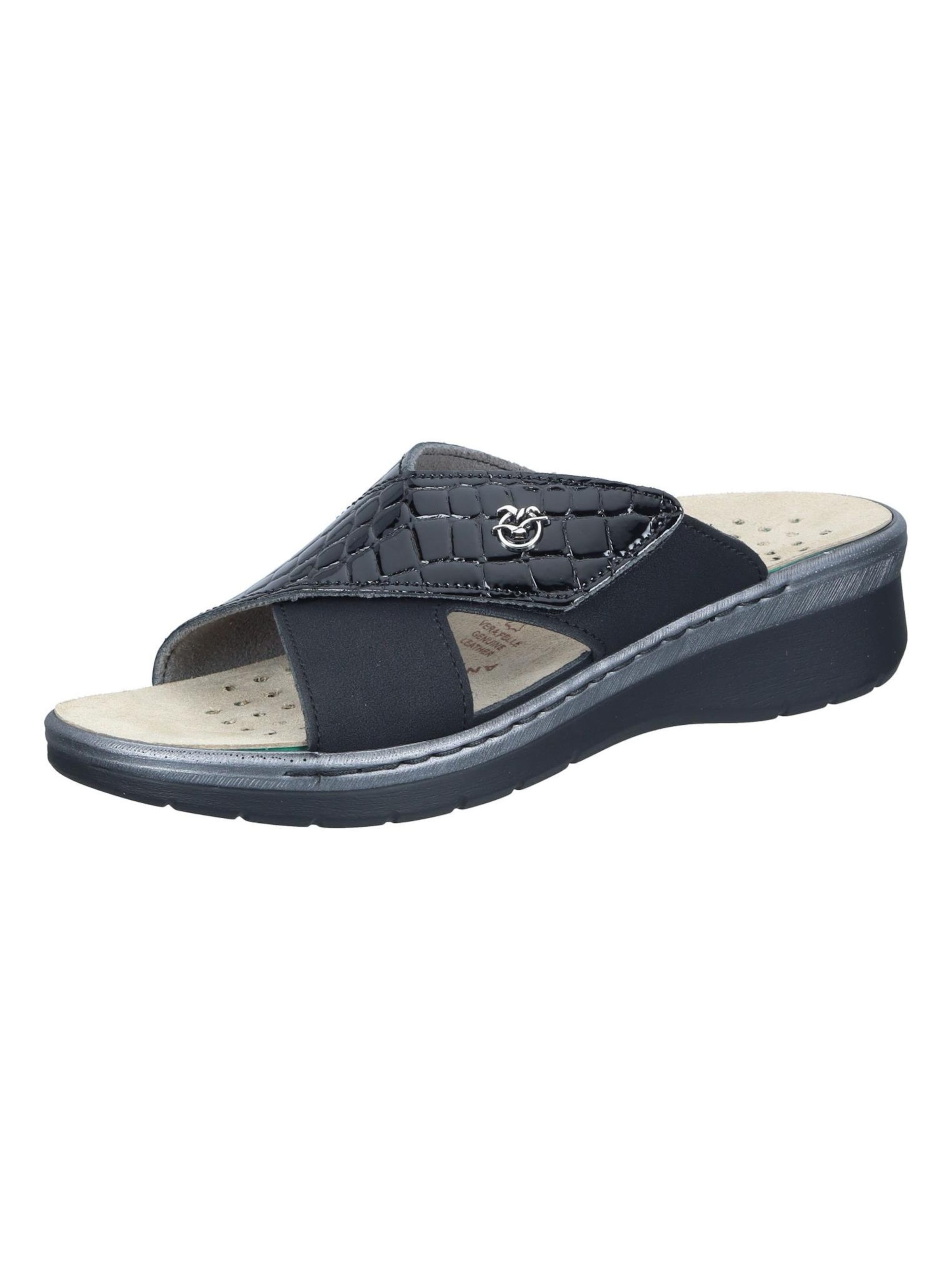 FLY FLOT Pantolette‌‌‌ in Schwarz: Vorderseite