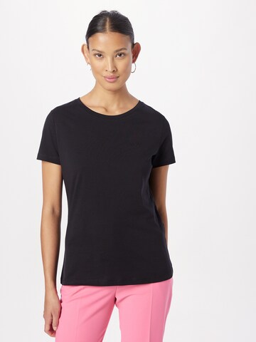 BOSS Orange - Camiseta 'Esogo' en negro: frente