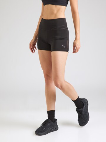 PUMASkinny Sportske hlače 'Shape' - crna boja: prednji dio