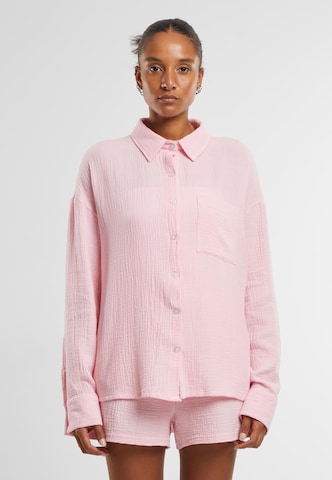 Urban Classics Bluse in Pink