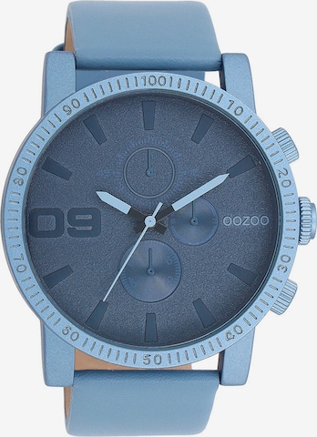 OOZOO Uhr in Blau: Vorderseite