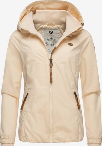 Ragwear Performance Jacket 'Dizzie' in Beige: front