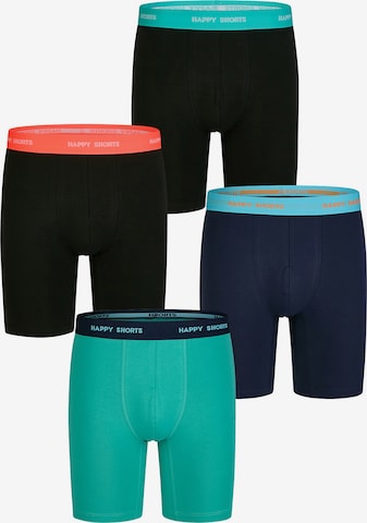 Happy Shorts - Boxers ' Motive ' em preto: frente