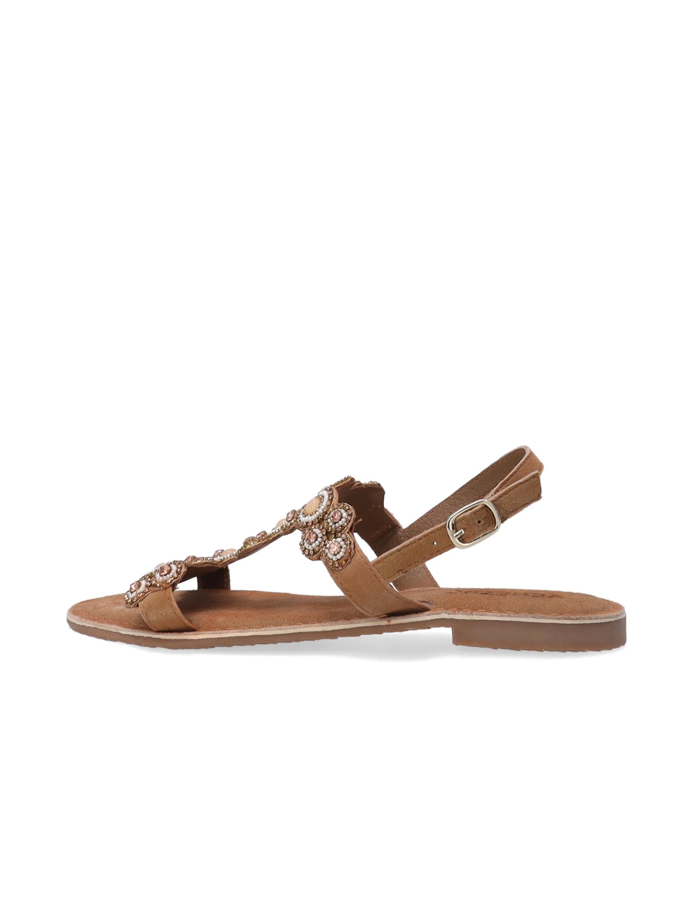 VENEZIA Strap Sandals 'Venezia' in Brown