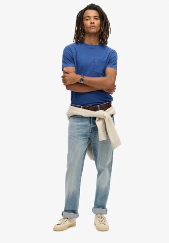 T-Shirt 'Essential' Superdry en bleu