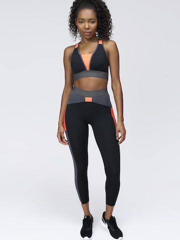 Coupe slim Pantalon de sport 'Kokoda' Horizon Athletic en noir : devant