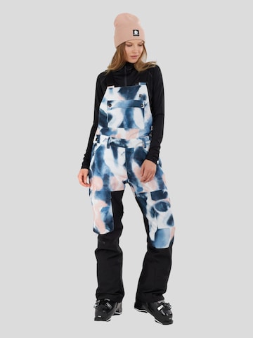 Regular Pantalon fonctionnel 'Sakura ECO Bib' Fundango en bleu : devant