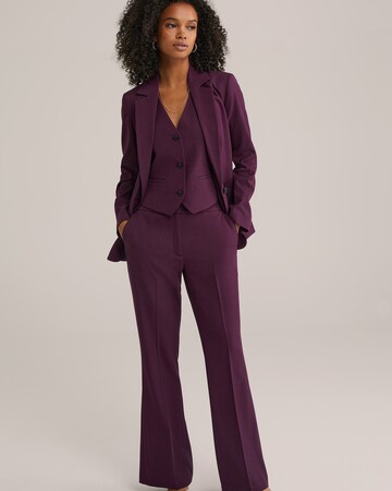 WE Fashion Slim fit Trousers in Purple