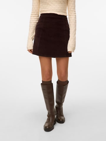 VERO MODA Rok 'VMKata' in Bruin: voorkant