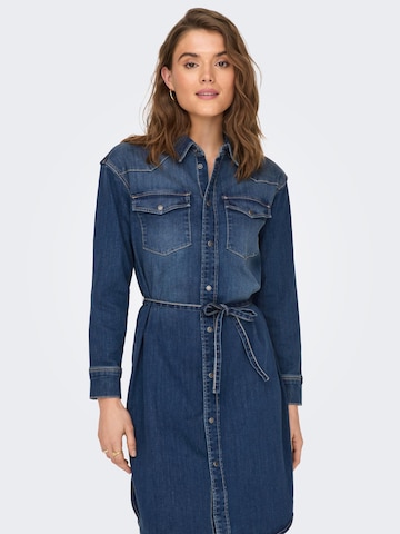ONLY Shirt dress 'MARIE' in Blue