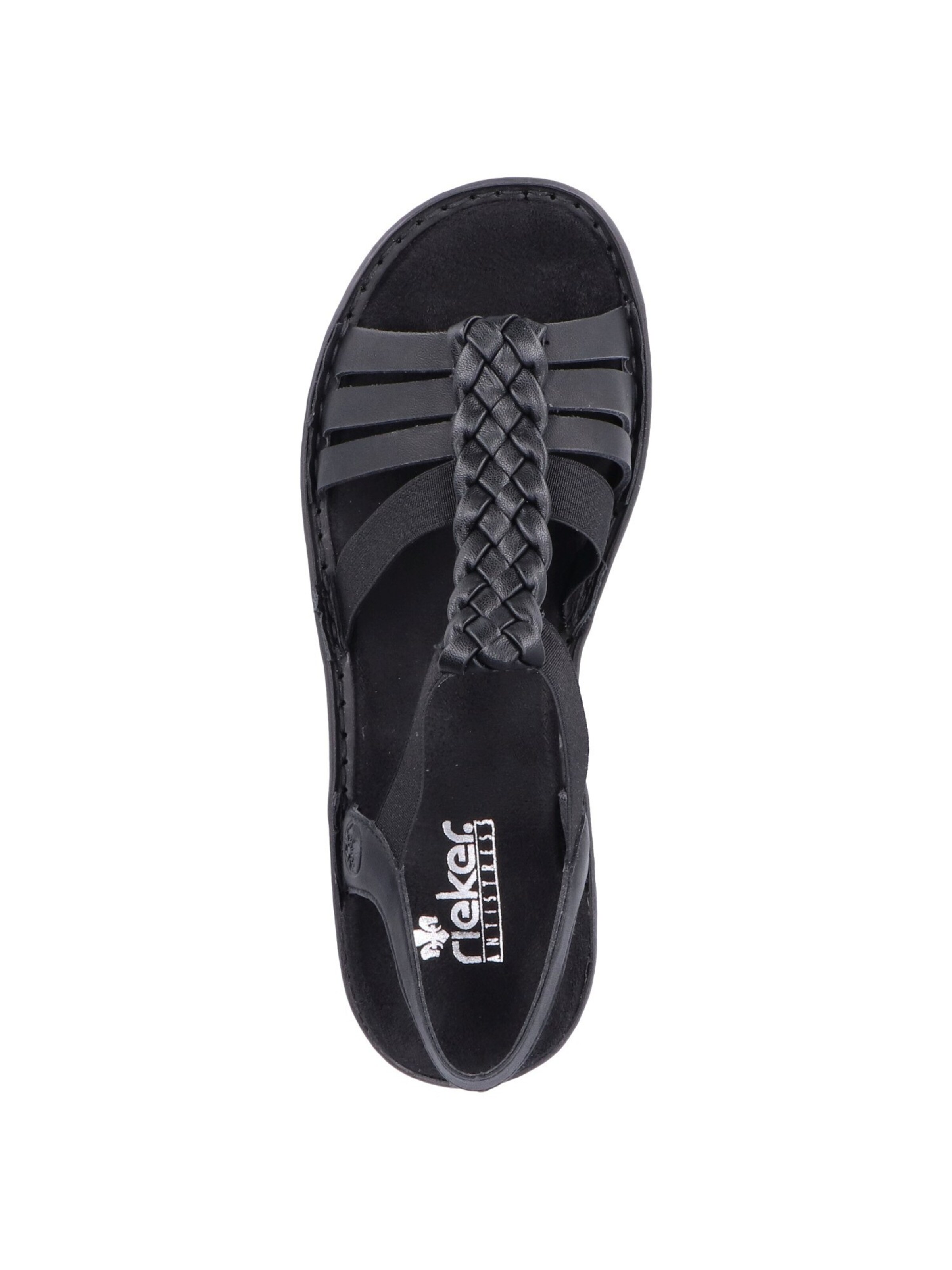 Rieker Sandále - Čierna