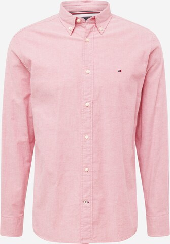 Coupe regular Chemise 'Flex' TOMMY HILFIGER en rose : devant