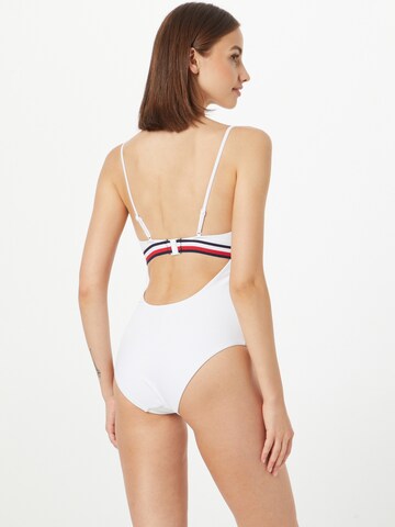 Tommy Hilfiger Underwear Trojúhelníková Plavky – bílá
