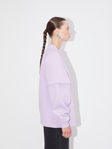 Sweat-shirt 'Pernilla' LeGer by Lena Gercke en violet