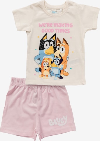 Pigiama 'Bluey & Family' di Bluey in beige: frontale