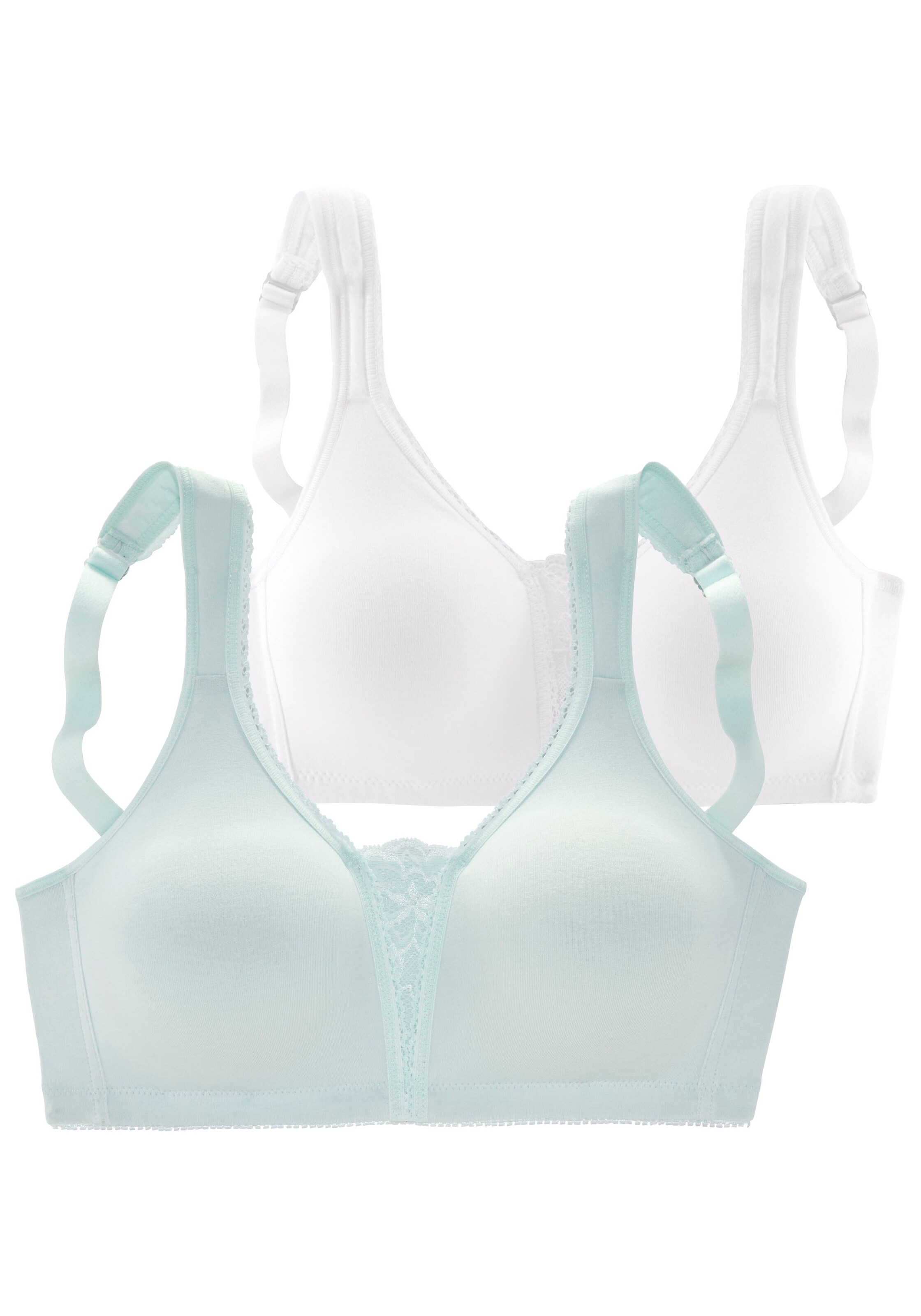 PETITE FLEUR Сутиен със смаляващ ефект Сутиен в синьо: отпред