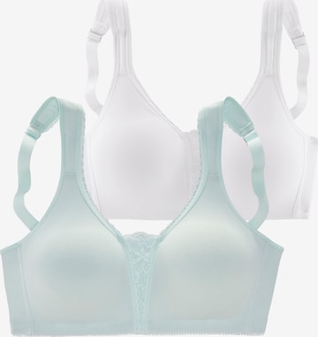 Soutien-gorge PETITE FLEUR en bleu : devant