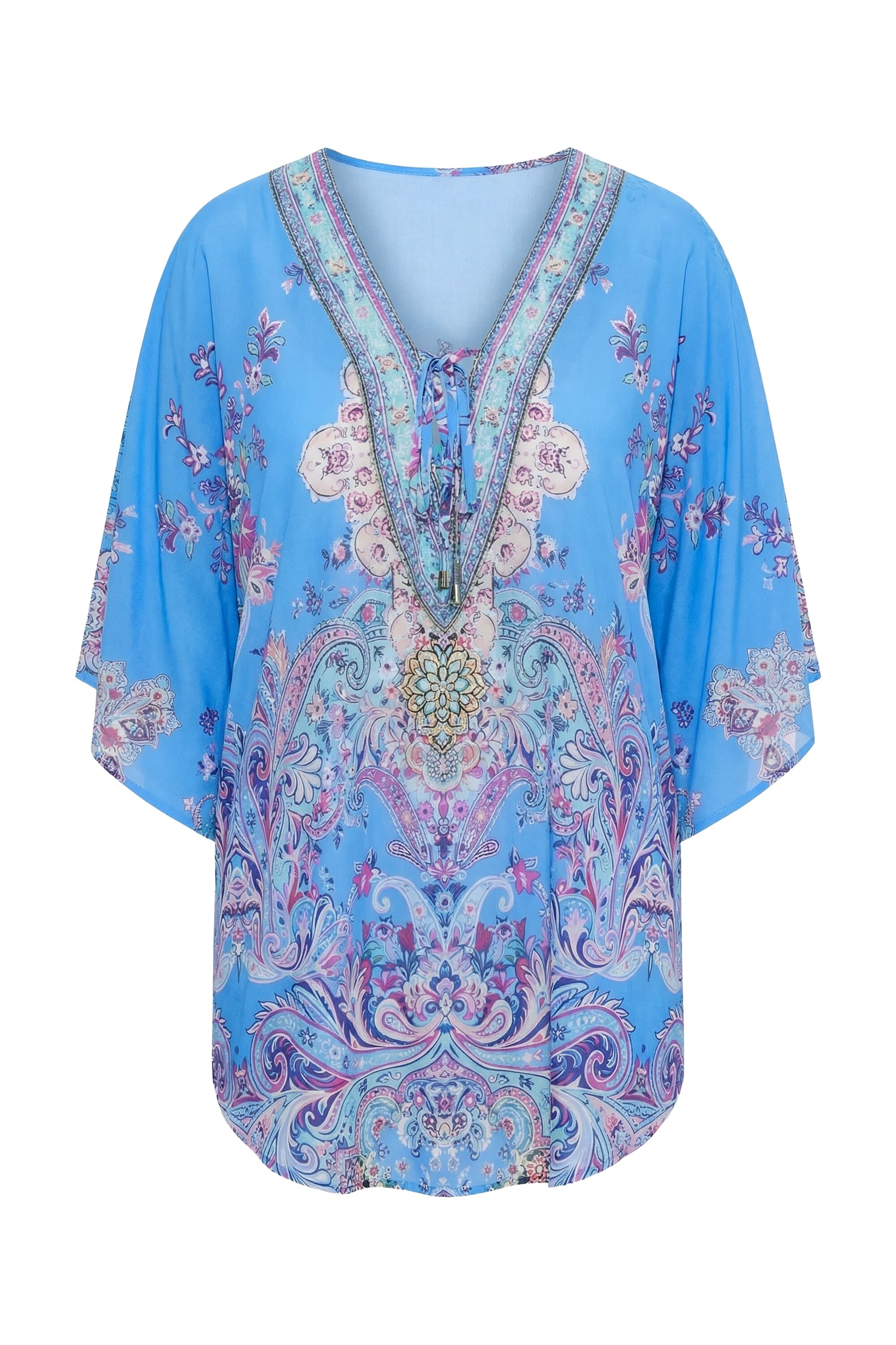 MIAMODA Bluse in Blau: Vorderseite