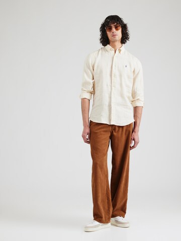 Polo Ralph Lauren Regular fit Overhemd in Beige