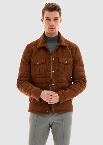 PIERRE CARDIN Between-Season Jacket in Brown: front