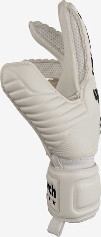 REUSCH Athletic Gloves 'Legacy Arrow Silver Junior' in White