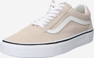 Baskets basses VANS en marron : devant