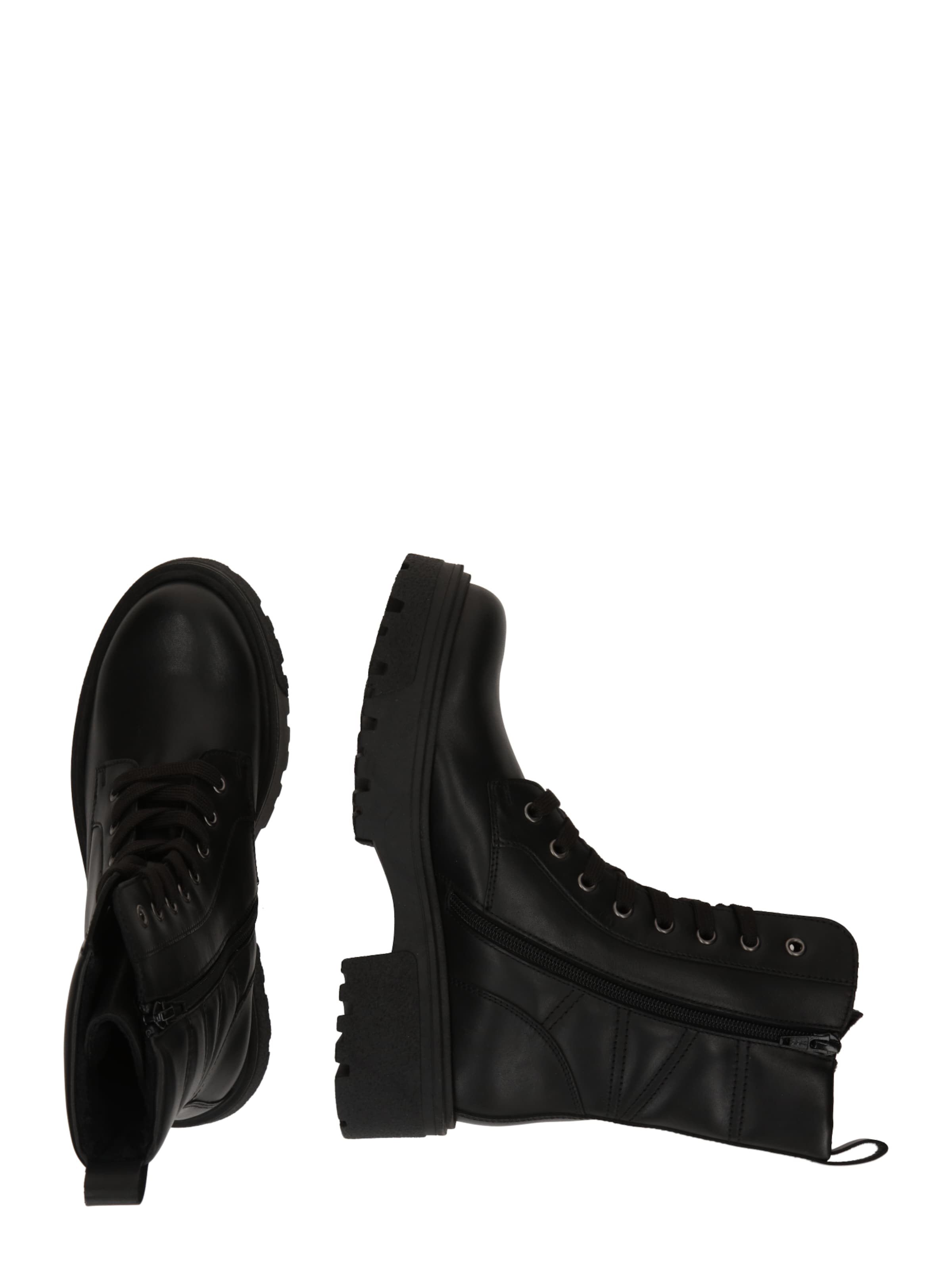 GABOR Μποτάκι με κορδόνια σε μαύρο