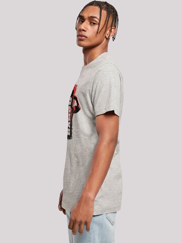 F4NT4STIC Shirt 'Rambo III Tying Sweatband' in Grijs