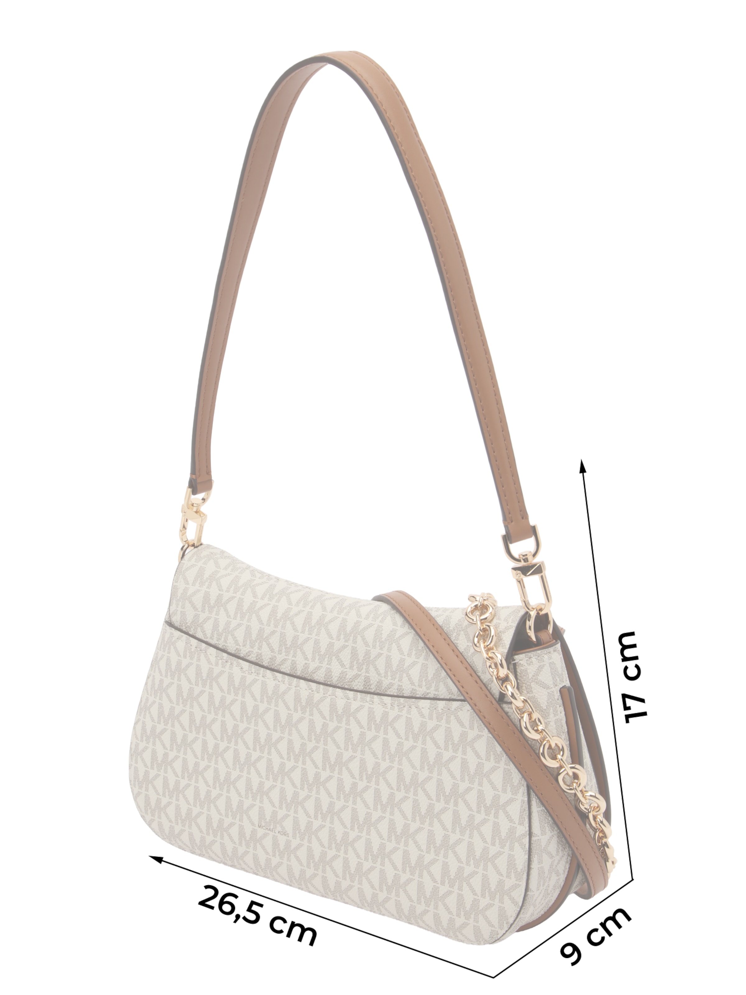 MICHAEL Michael Kors Наплечная сумка в Бежевый