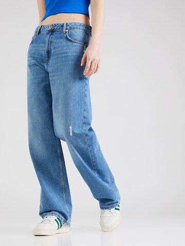 HUGO Wide leg Jeans 'Leni_B' in Blue: front