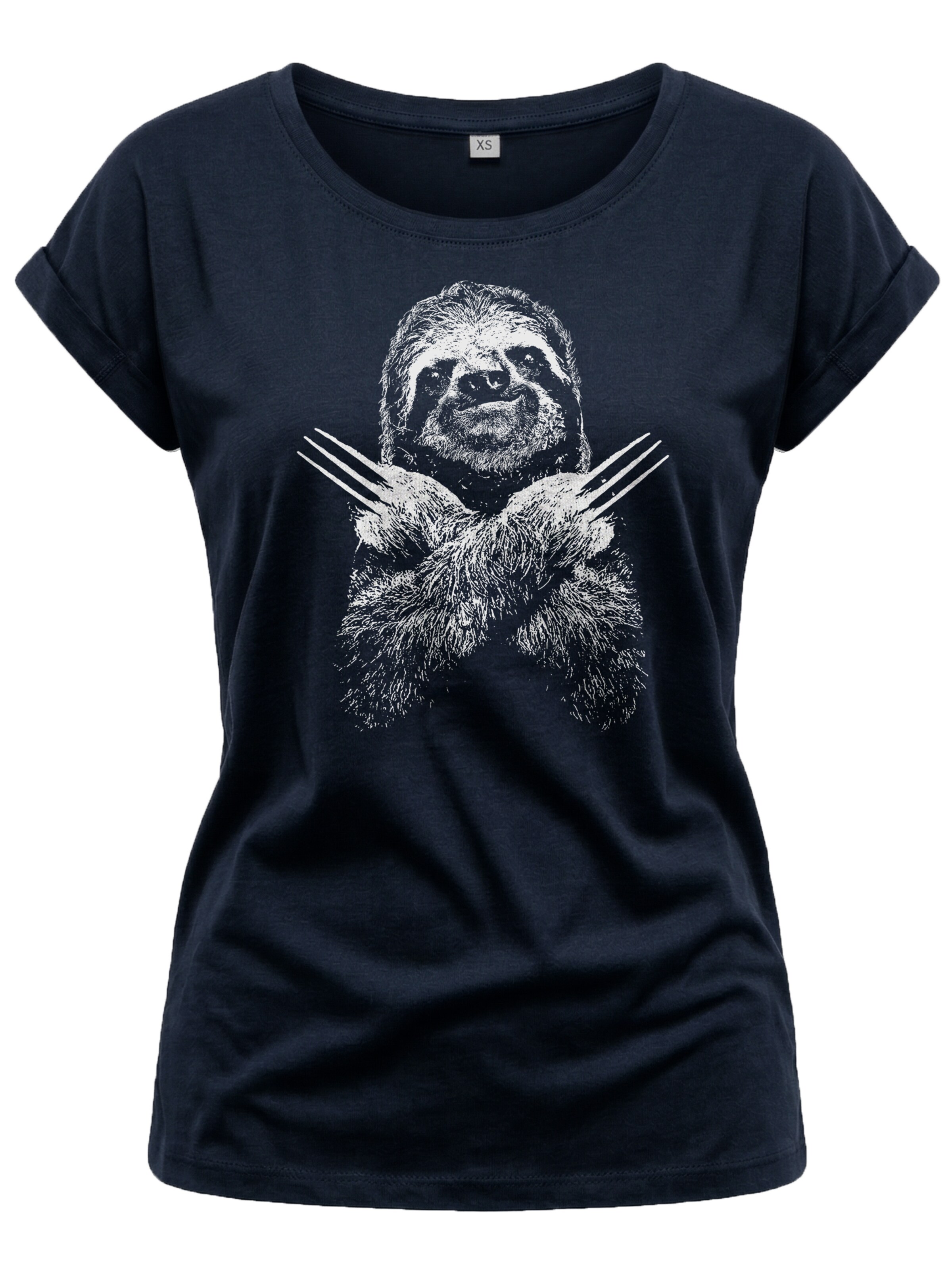 MAKAYA Shirt 'Sloth' in Blue: front