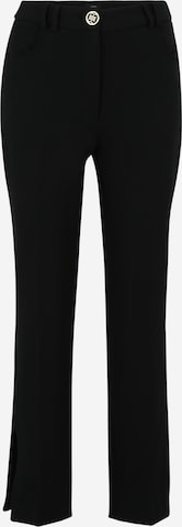 River Island Petite Regular Broek in Zwart: voorkant