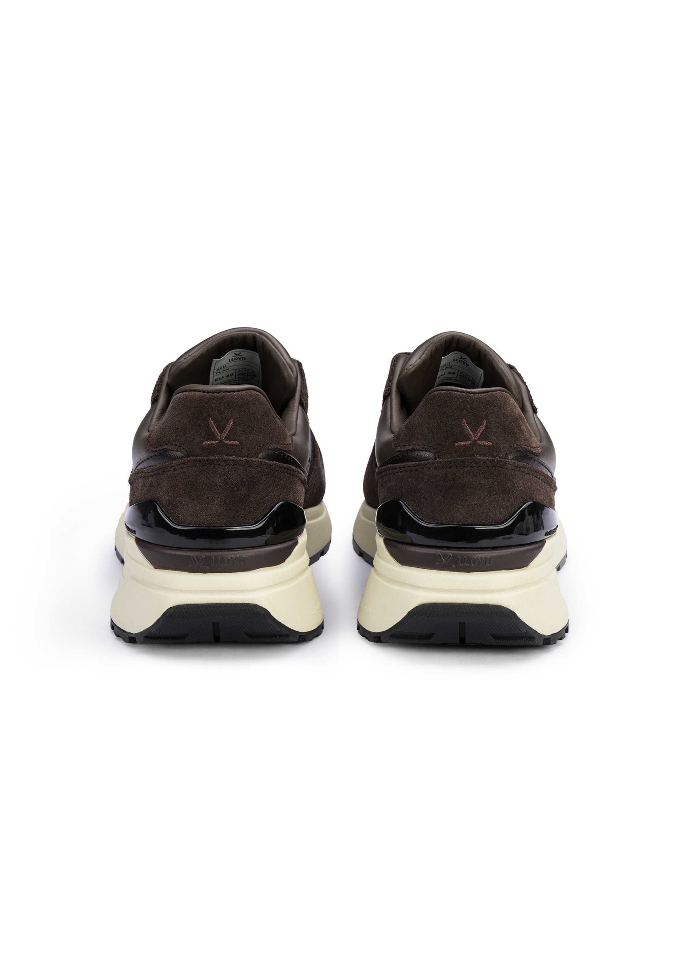 LLOYD Sneaker TEMPO WAVE in Braun: Rückseite