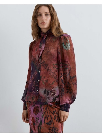 Camicia da donna di Scalpers in lilla: frontale