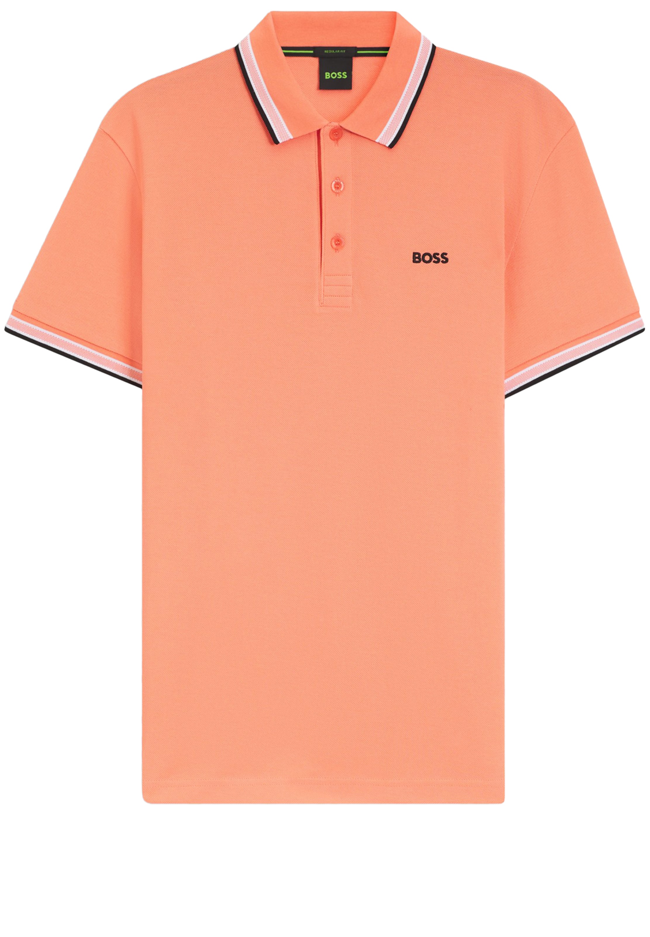 BOSS Shirt 'Paddy' in L in Coral / Black, Item view