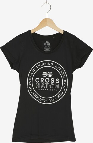 Crosshatch T-Shirt XS in Schwarz: predná strana