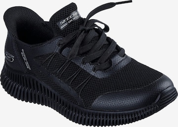 SKECHERS Sportschoen 'Bobs Geo Lite - Divine Pace' in Zwart: voorkant
