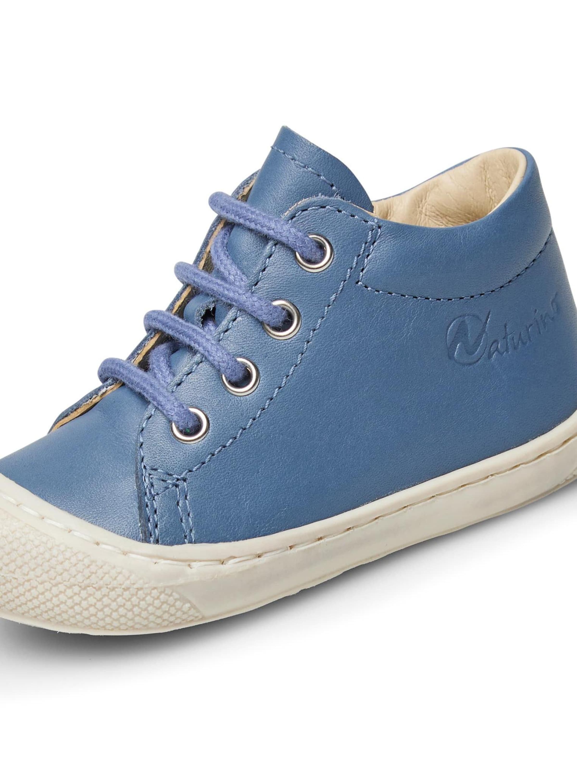 Chaussure basse 'COCOON ZIP' NATURINO en bleu : devant