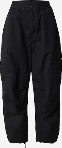 Carhartt WIP Loosefit Cargobroek in Zwart: voorkant