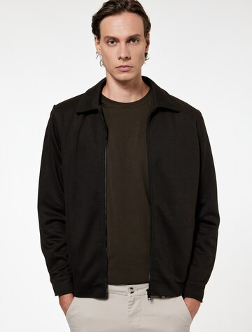 Koton Between-Season Jacket in Brown: front