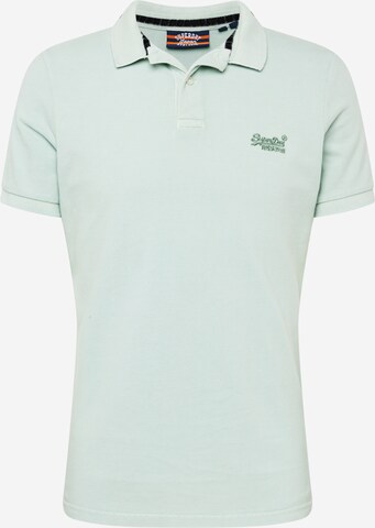 Superdry - Camiseta en verde: frente