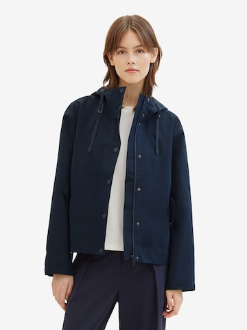 TOM TAILOR DENIM Jacke in Blau: predná strana