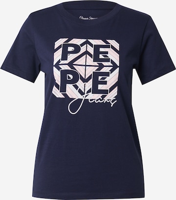 Pepe Jeans Тениска 'BITE' в синьо: отпред